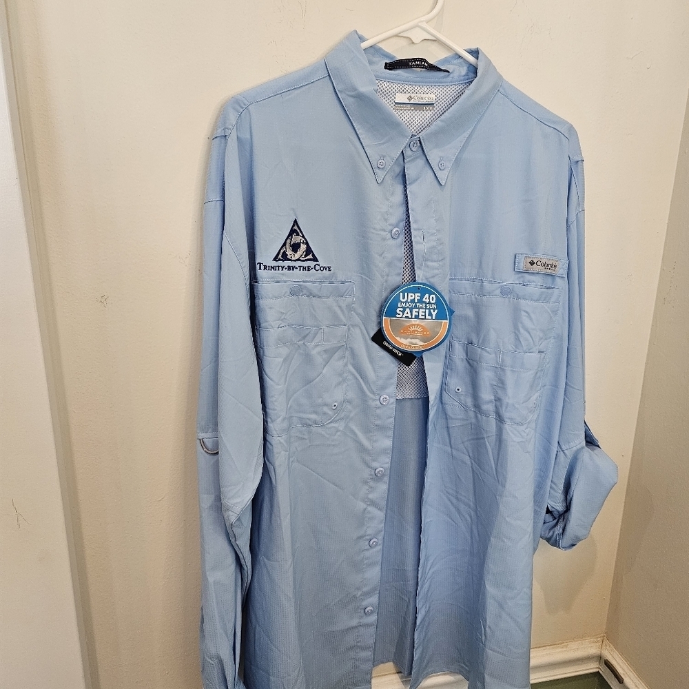 NEW Columbia Tamiami Fishing Shirt Sze XL/TG